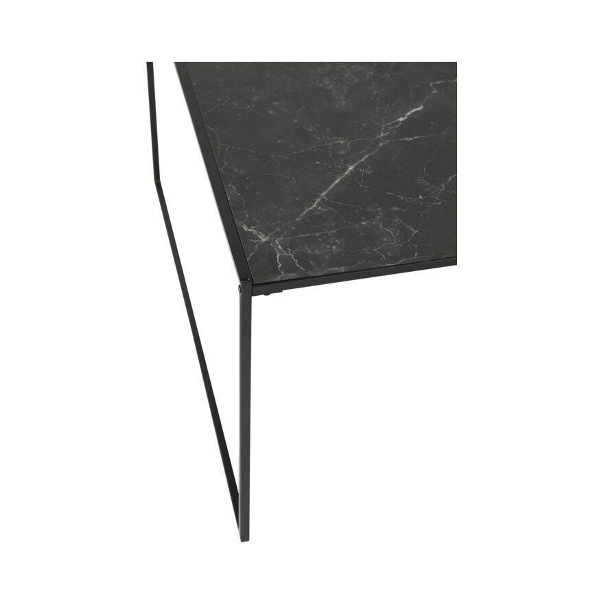 INFINITY Sofabord 80x80 cm i Svart
