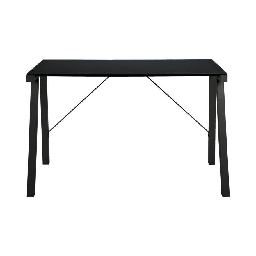 LUCAS Skrivebord B:125 cm i Svart