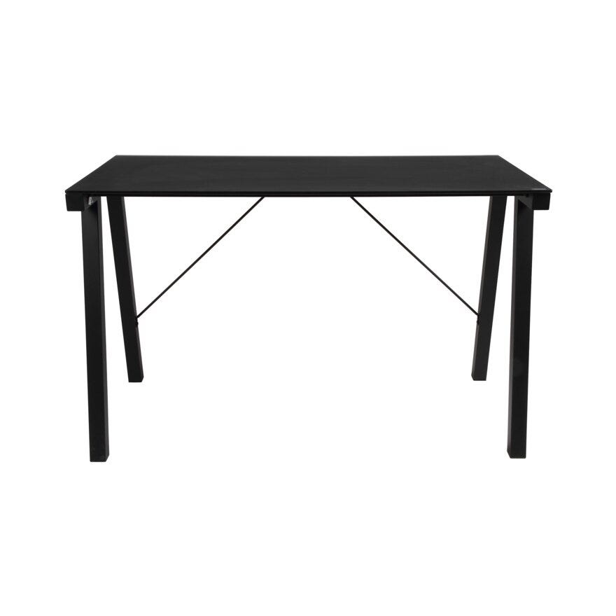 LUCAS Skrivebord B:125 cm i Svart