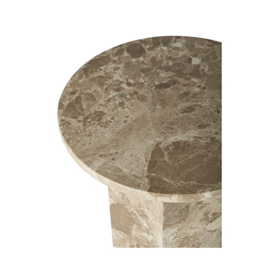 NAXOS Pidestall Ø50 cm i Beige/natur