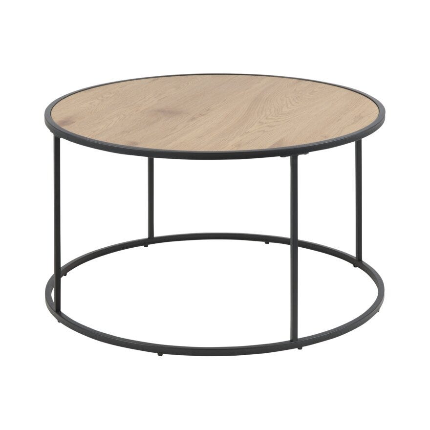 SEAFORD Sofabord Ø80 cm i Beige/natur