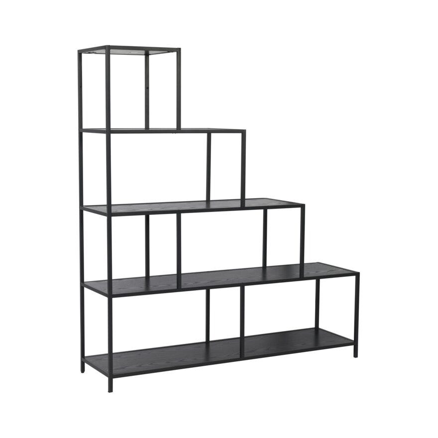 SEAFORD Reol B:135 cm i Svart