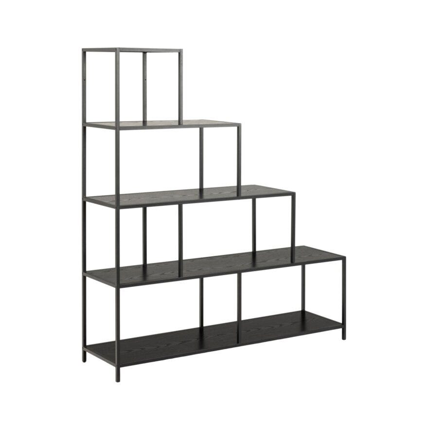 SEAFORD Reol B:135 cm i Svart