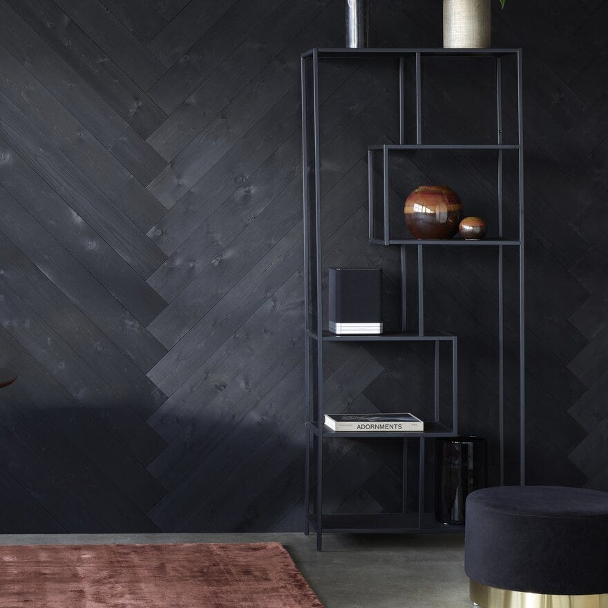 SEAFORD Bokreol B:80 cm i Svart
