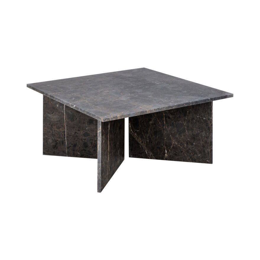 VEGA Sofabord 90x90 cm i Svart