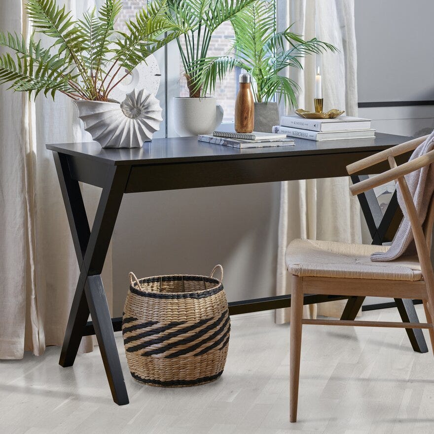 WRITEX Skrivebord B:120 cm i Svart