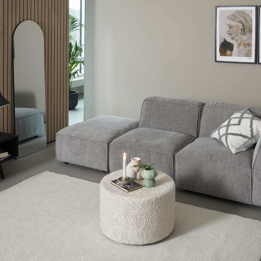 KARMA Teppe 160x230 cm i Beige/natur