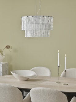 Aneta Lighting ABELONE Lysekrone Ø47 cm i Klar