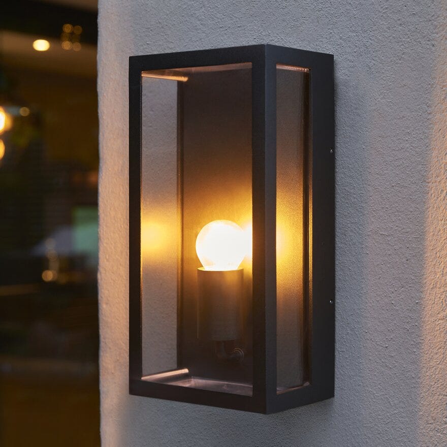 ARENDAL Utelampe H30 cm i Svart