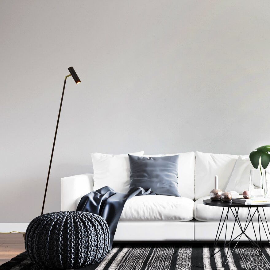 ARTIC Gulvlampe H140 cm i Svart