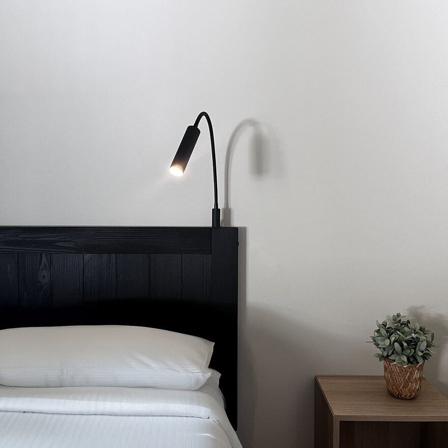 Aneta Lighting ARTIC Vegglampe H35 cm i Svart