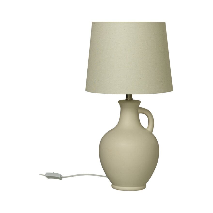 ATHENA Bordlampe H57 cm i Hvit