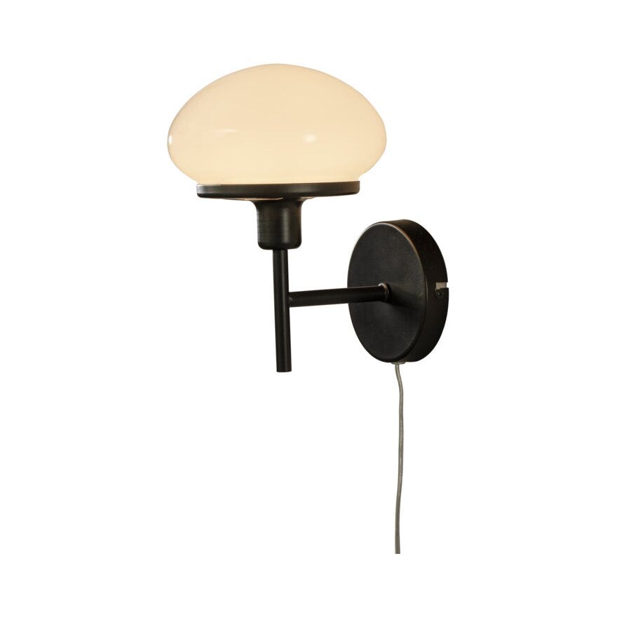 Aneta Lighting AUGUST Vegglampe H25 cm i Svart