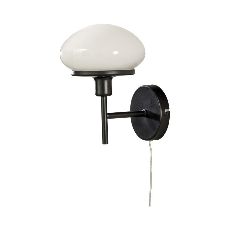 Aneta Lighting AUGUST Vegglampe H25 cm i Svart