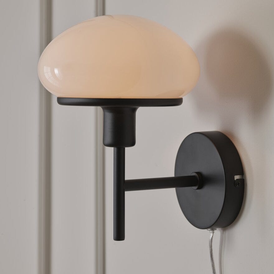 Aneta Lighting AUGUST Vegglampe H25 cm i Svart