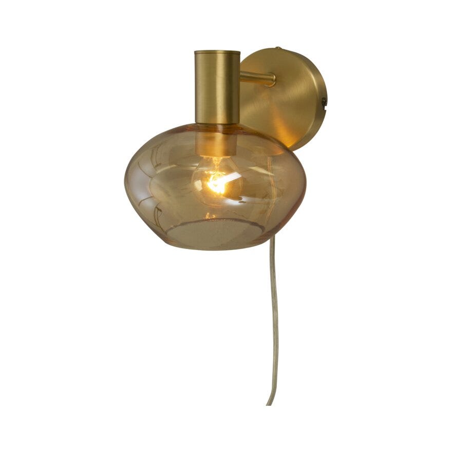 BELL Vegglampe H17 cm i Gul