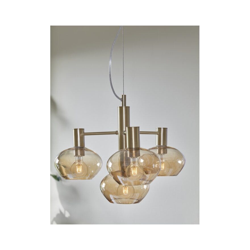 BELL Taklampe Ø35 cm i Gul