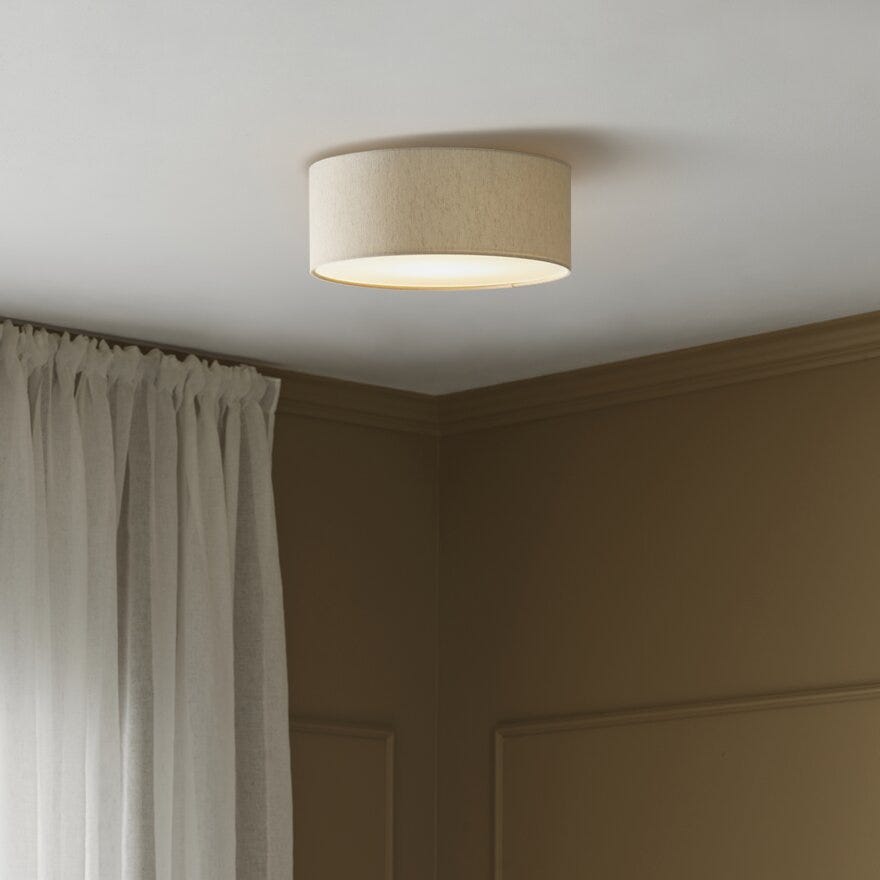 Aneta Lighting BENDIR Takplafond Ø38 cm i Beige/natur