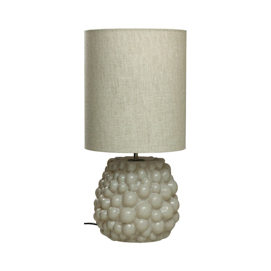 BUBBLES Bordlampe H48 cm i Hvit