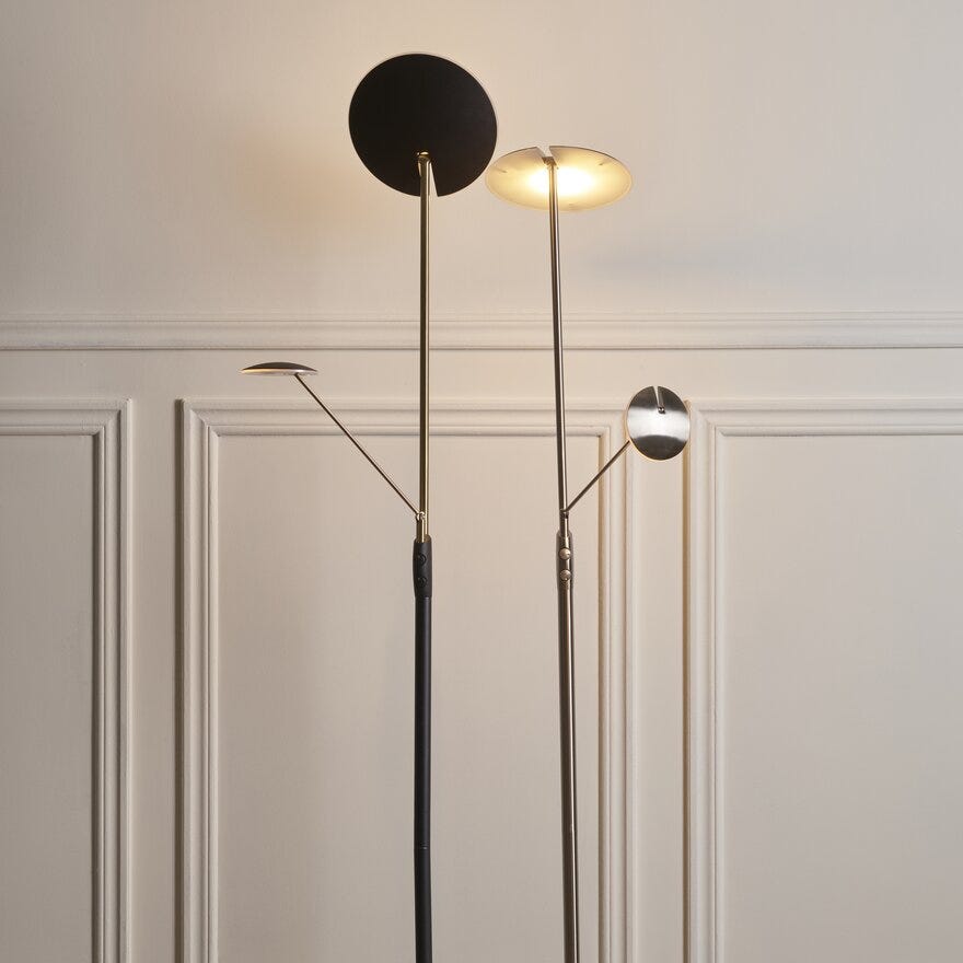 CADIZ Uplight H186 cm i Svart