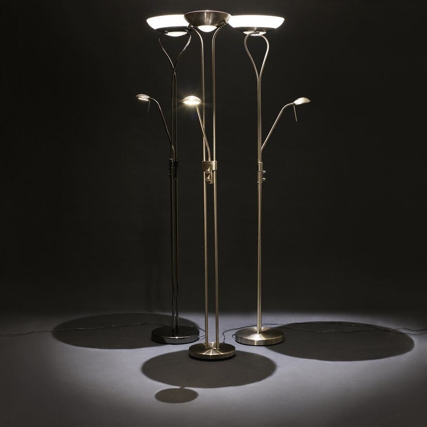 CANNES Uplight H180 cm i Grå
