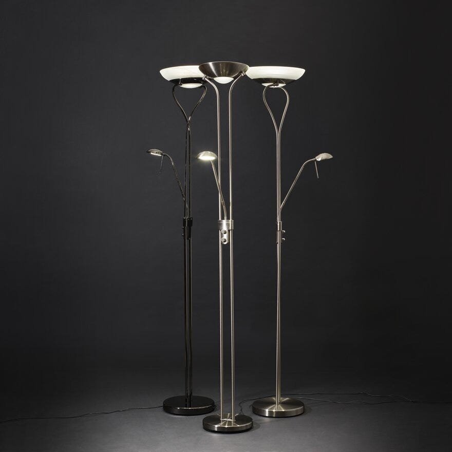 CANNES Uplight H180 cm i Grå