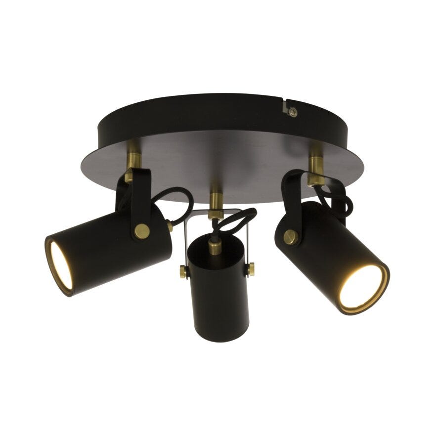 CILINDRO Spotlight i Svart