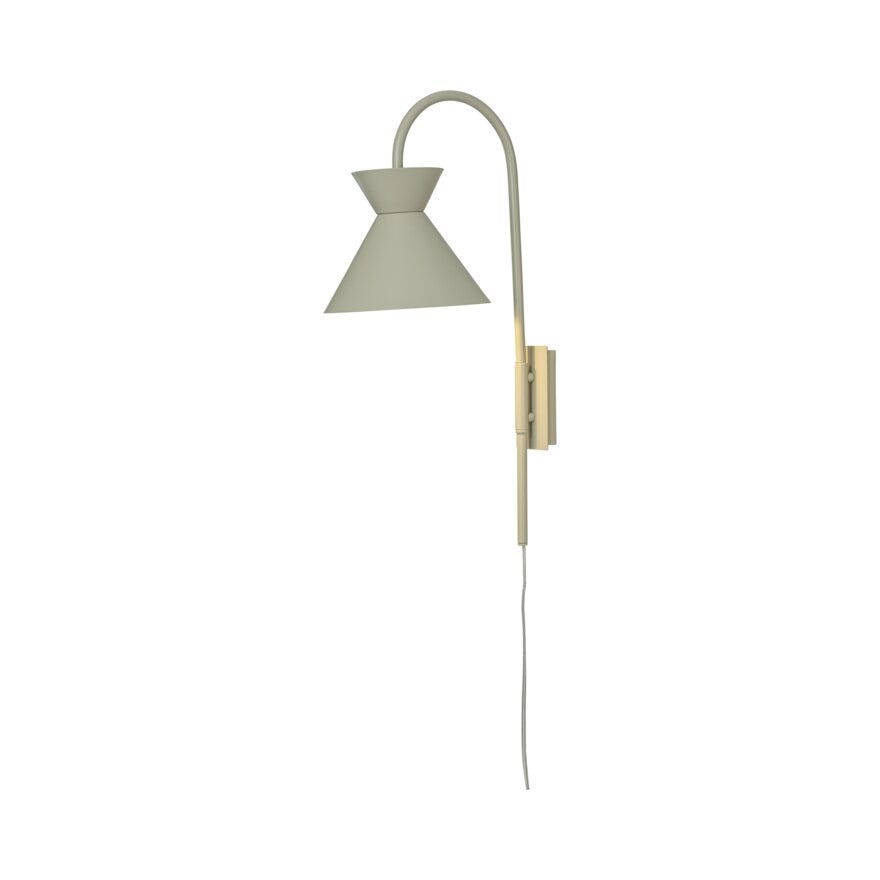 Aneta Lighting CONI Vegglampe H54 cm i Beige/natur