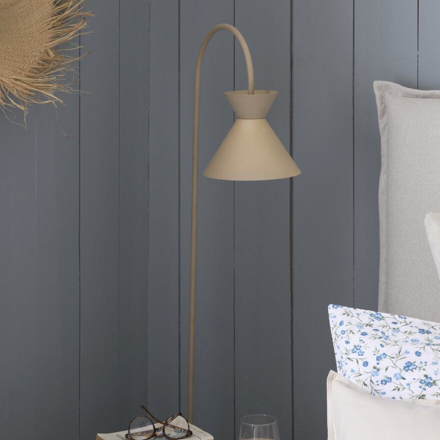 Aneta Lighting CONI Gulvlampe H162 cm i Beige/natur