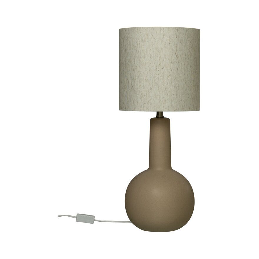 ELEANA Bordlampe H73.5 cm i Brun