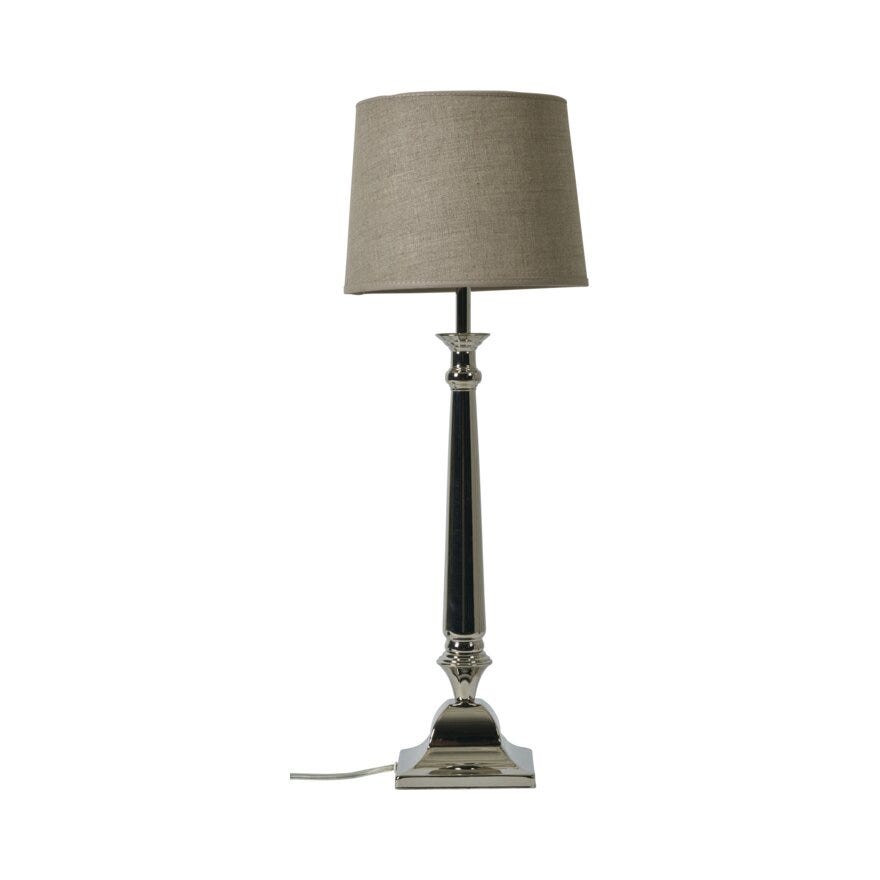 Aneta Lighting EMELIE Lampefot H48 cm i Sølv