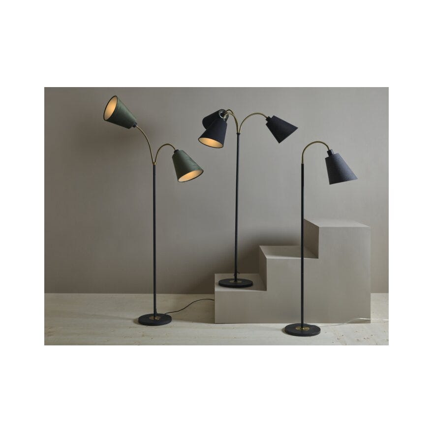 LJUSDAL Gulvlampe H164 cm i Svart