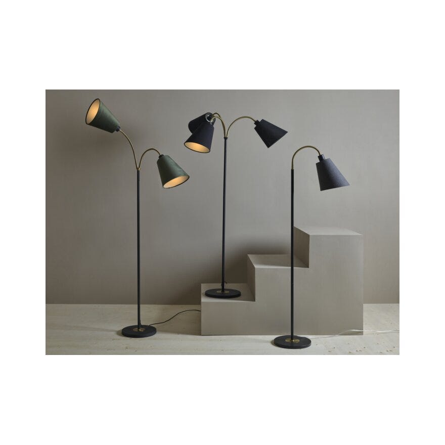 LJUSDAL Gulvlampe H165 cm i Svart