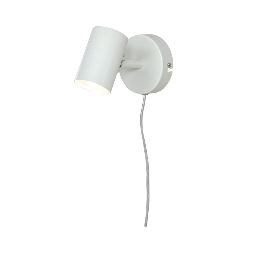 Aneta Lighting HUGIN Vegglampe H9.5cm cm i Hvit