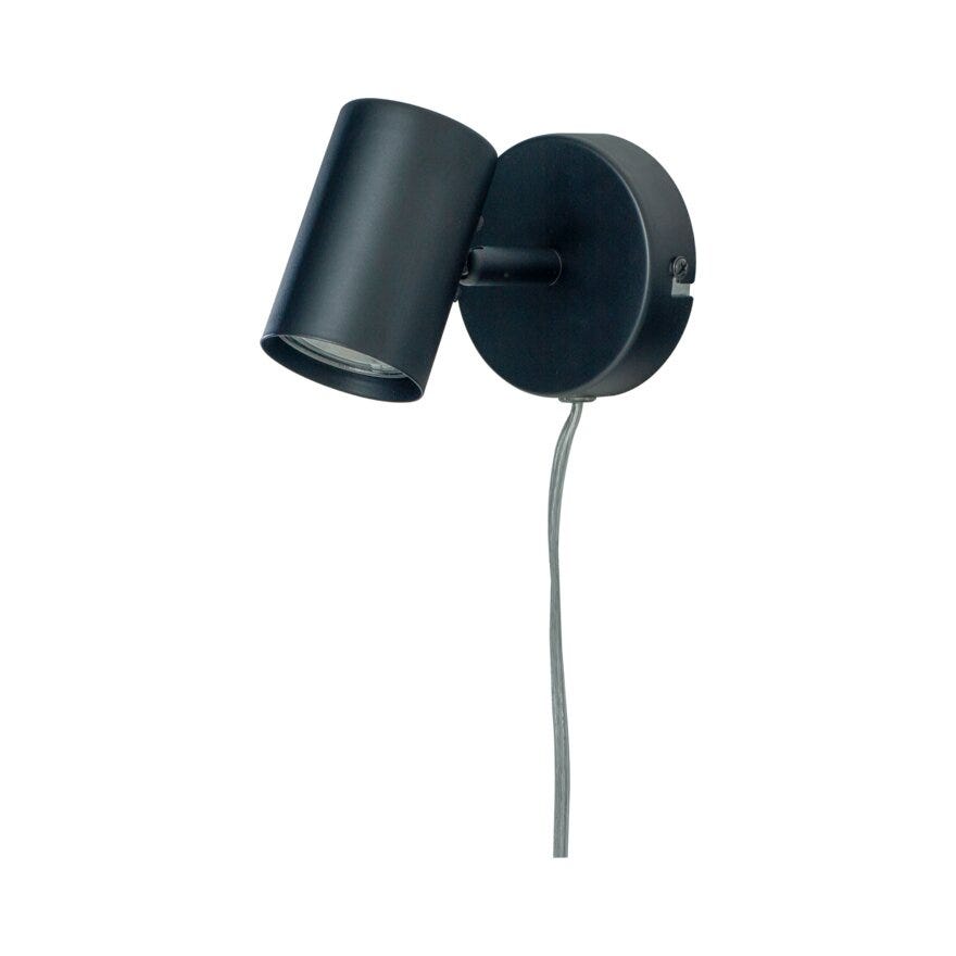 Aneta Lighting HUGIN Vegglampe H9.5cm cm i Svart