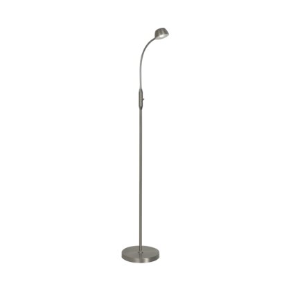 Aneta Lighting Juno grå leselampe gulv H135