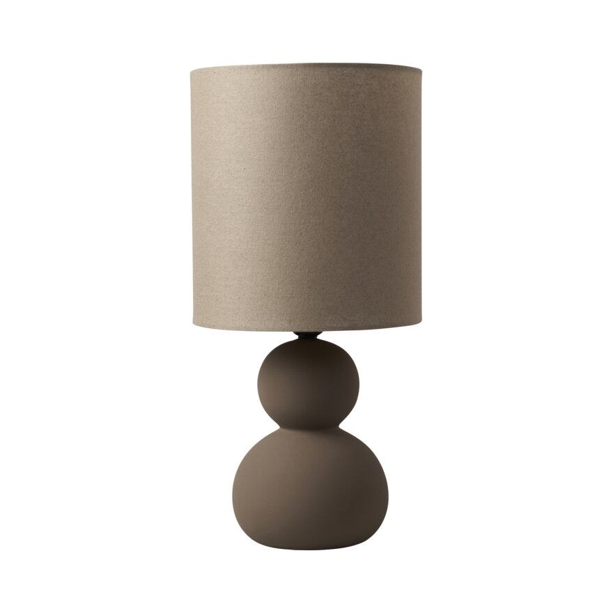 Aneta Lighting KALAMATA Bordlampe H49 cm i Brun