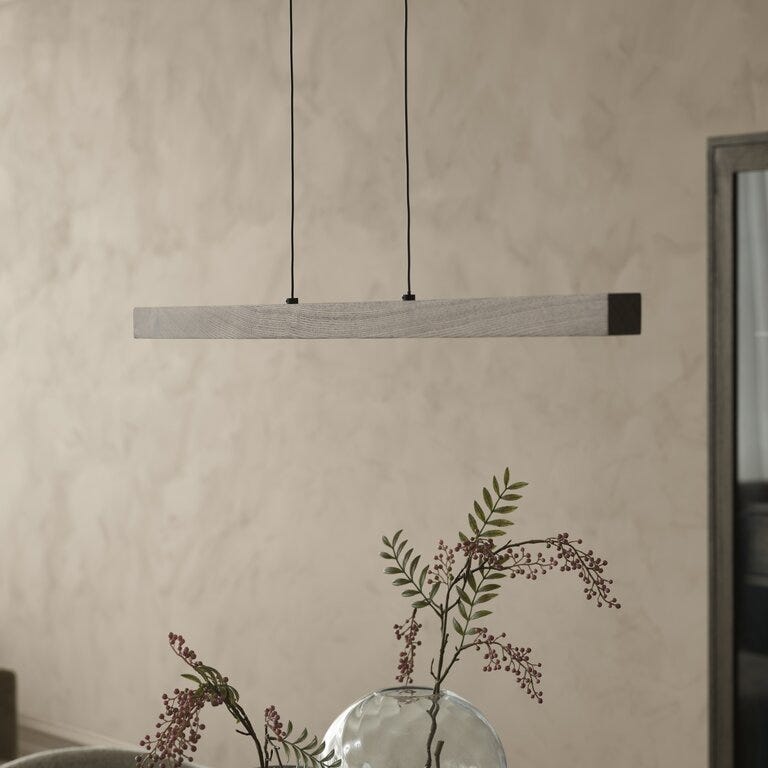 Aneta Lighting LINEA Taklampe L100 cm i Brun