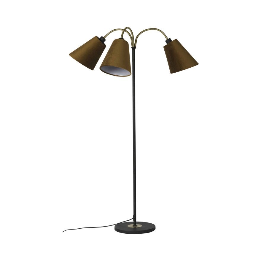 LJUSDAL Gulvlampe H165 cm i Svart