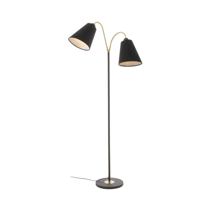 LJUSDAL Gulvlampe H165 cm i Svart
