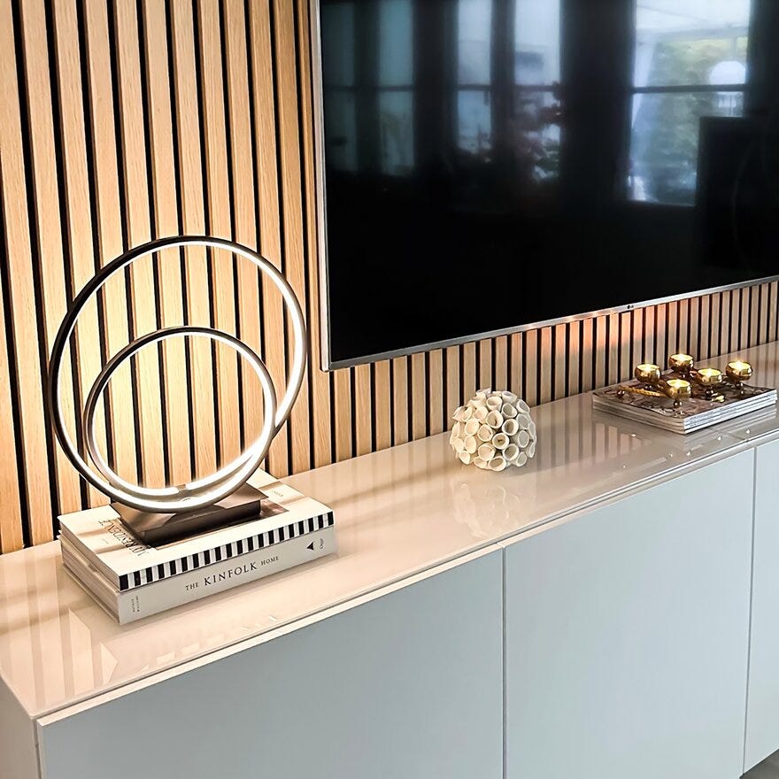LOOP Bordlampe H37 cm i Svart