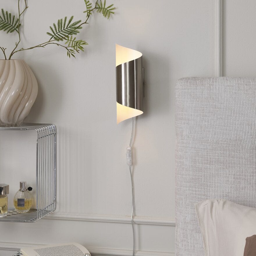 Aneta Lighting LUCILE Vegglampe H27 cm i Grå