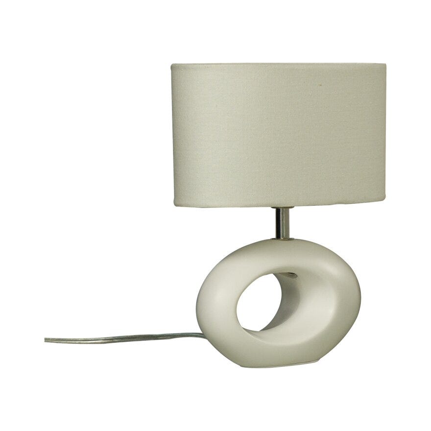 OLINA Bordlampe H24 cm i Hvit