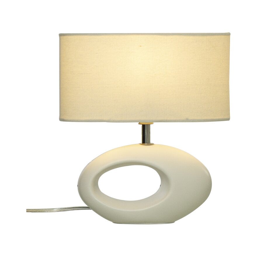 OLINA Bordlampe H24 cm i Hvit