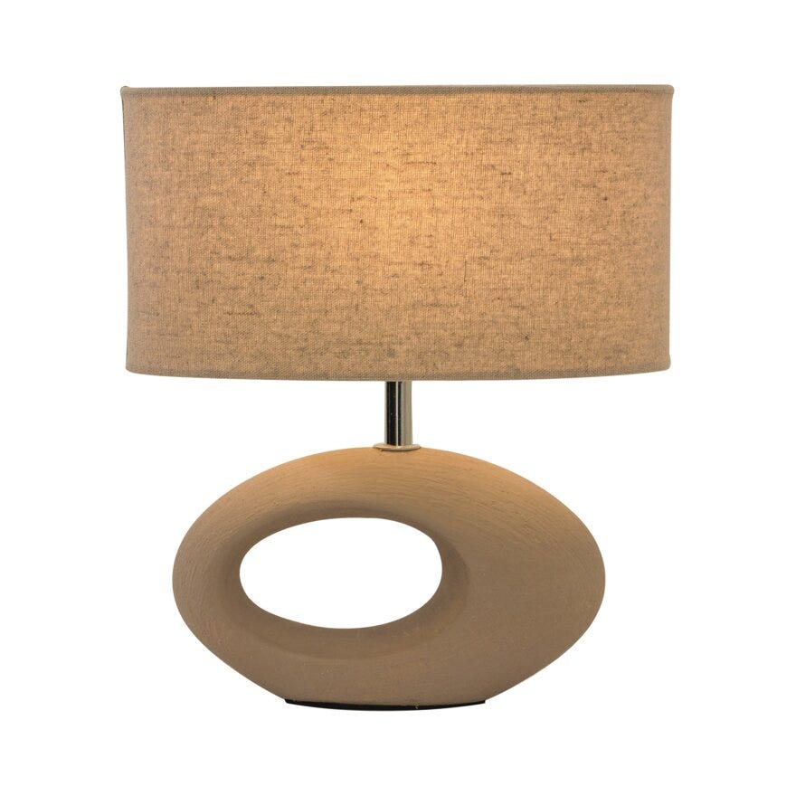 Aneta Lighting OLINA Bordlampe H24 cm i Beige/natur