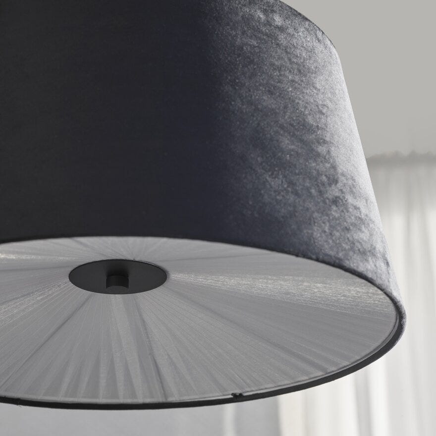 OMEGA Taklampe H26 cm i Svart