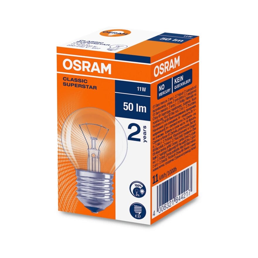 OSRAM Glødepære i Klar