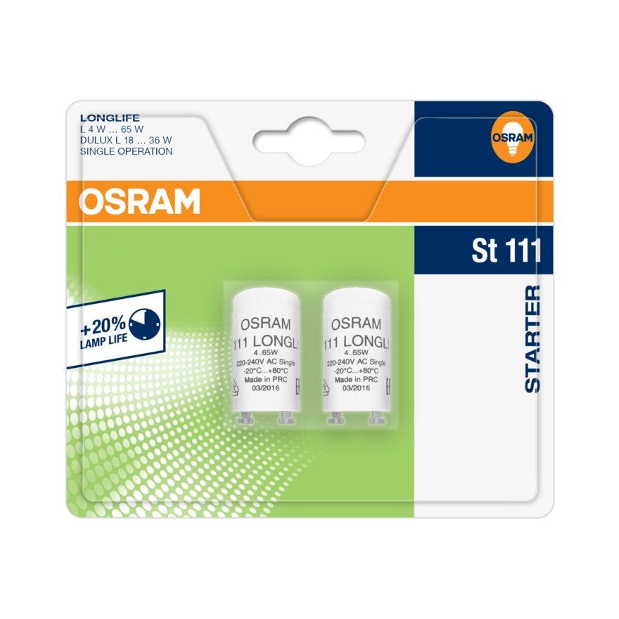 OSRAM Tenner til lysrør i Hvit