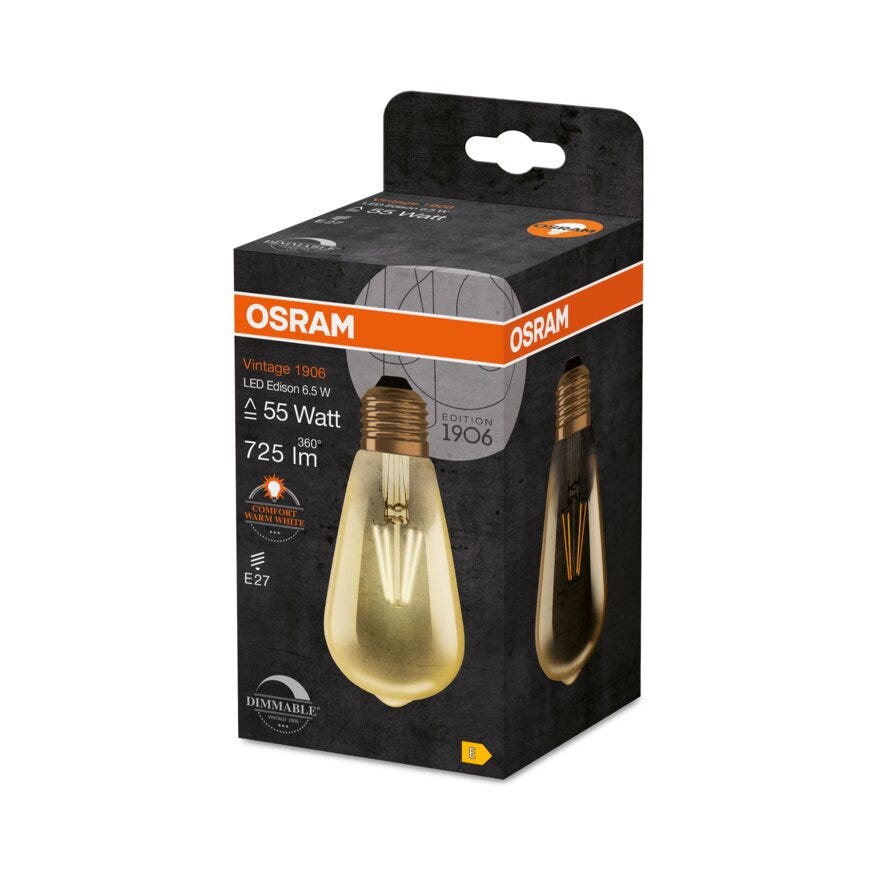 OSRAM LED lyspære i Gul