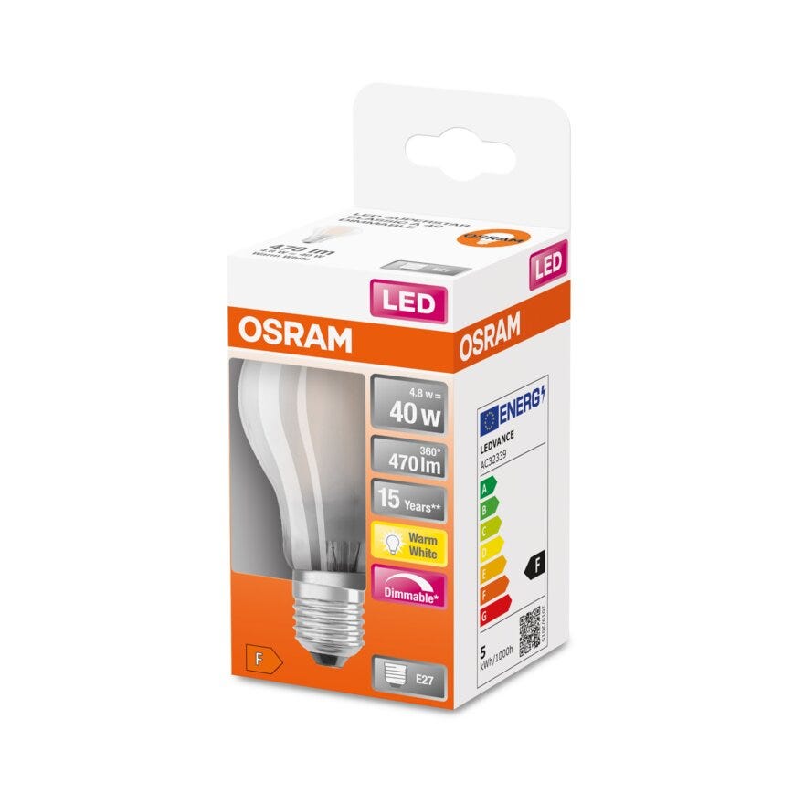OSRAM LED lyspære i Hvit